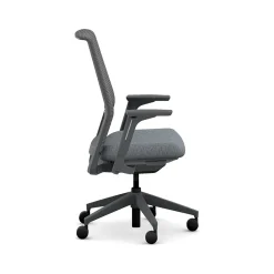 New Cipher Mesh/Fabric Swivel Task Chair, Basalt/Charcoal (HCFRT.STC.H.S.IC.APX25.TC00.AL.ST.SB.S) Office Chairs