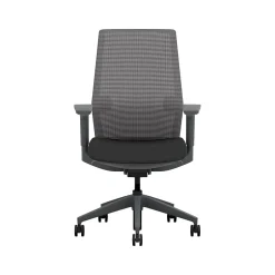 Best Cipher Mesh/Fabric Swivel Task Chair, Black/Charcoal (HCFRT.STC.H.S.IC.CU10.TC00.AL.ST.SB.S) Office Chairs