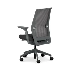 Best Cipher Mesh/Fabric Swivel Task Chair, Black/Charcoal (HCFRT.STC.H.S.IC.CU10.TC00.AL.ST.SB.S) Office Chairs