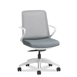Hot Cliq Polyester Swivel Task Chair, White/Apex 25 (CLQIFAPX25DW) Office Chairs