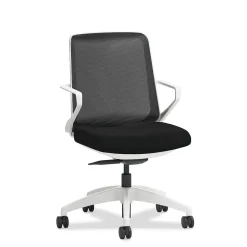 Online Cliq Polyester Swivel Task Chair, Black/Centurion Black (CLQIMCU10DW) Office Chairs