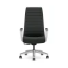 Outlet Cofi Fabric Swivel Executive Chair, Black/Polished Aluminum (HCFEU.W0.STC.P.H.UR10.CHSTC09.PA) Office Chairs