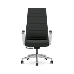 Outlet Cofi Fabric Swivel Executive Chair, Black/Polished Aluminum (HCFEU.W0.STC.P.H.UR10.CHSTC09.PA) Office Chairs