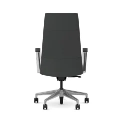 Outlet Cofi Fabric Swivel Executive Chair, Black/Polished Aluminum (HCFEU.W0.STC.P.H.UR10.CHSTC09.PA) Office Chairs