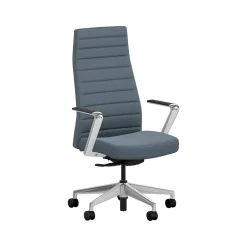 Online Cofi Fabric Swivel Executive Chair, Nimbus/Polished Aluminum (HCFEU.W0.STC.P.H.UR93.CHSTC09.PA) Office Chairs