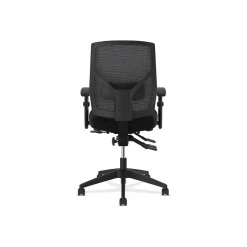 Hot Crio High-Back Task Chair, Mesh Back, Adjustable Arms, Adjustable Lumbar, Black Fabric (BSXVL582ES10T) Office Chairs