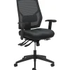 Online Crio Mesh/Bonded Leather High-Back Task Chair, Black (BSXVL582SB11T) Office Chairs