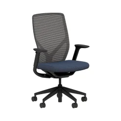 New Flexion Fabric/Mesh Task Chair, Black/Navy (HFXT1.F0.STC.A.H.IM.APX13.NL.SB.T) Office Chairs