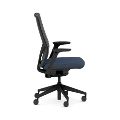 New Flexion Fabric/Mesh Task Chair, Black/Navy (HFXT1.F0.STC.A.H.IM.APX13.NL.SB.T) Office Chairs