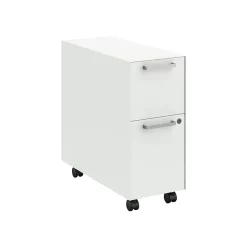 Clearance Fuse 21" Mobile Pedestal, Designer White (HAPTFNPJWL) Storage Cabinets
