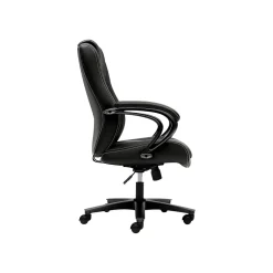 Online High-Back Chair, Fixed Arms, Black Vinyl (BSXVL402EN11) Office Chairs