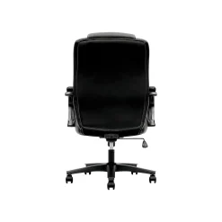 Online High-Back Chair, Fixed Arms, Black Vinyl (BSXVL402EN11) Office Chairs