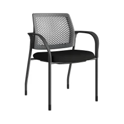Ignition 2.0 Fabric Banquet/Reception Chair, Black/Charcoal (IS108RCU10) Folding & Stacking