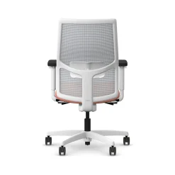 New Ignition 2.0 Fabric/Mesh Swivel Task Chair, Passion Fruit/Designer White (HIWMMKD.Y2.A.H.IF.HAML02.DW.SB.DWX) Office Chairs