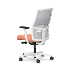 New Ignition 2.0 Fabric/Mesh Swivel Task Chair, Passion Fruit/Designer White (HIWMMKD.Y2.A.H.IF.HAML02.DW.SB.DWX) Office Chairs