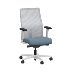 Ignition 2.0 Fabric/Mesh Swivel Task Chair, Carolina/Designer White (HIWMMKD.Y2.A.H.IF.HAML21.DW.SB.DWX) Office Chairs