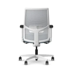 Ignition 2.0 Fabric/Mesh Swivel Task Chair, Carolina/Designer White (HIWMMKD.Y2.A.H.IF.HAML21.DW.SB.DWX) Office Chairs