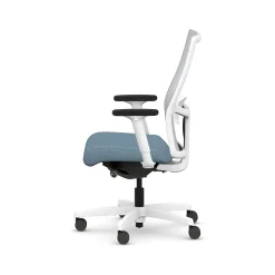 Ignition 2.0 Fabric/Mesh Swivel Task Chair, Carolina/Designer White (HIWMMKD.Y2.A.H.IF.HAML21.DW.SB.DWX) Office Chairs