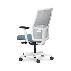 Ignition 2.0 Fabric/Mesh Swivel Task Chair, Carolina/Designer White (HIWMMKD.Y2.A.H.IF.HAML21.DW.SB.DWX) Office Chairs