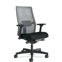 Hot Ignition 2.0 Mesh Back Fabric Task Chair, Black (I2MRL2AC10TK) Office Chairs