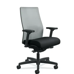 New Ignition 2.0 Mesh Back Fabric Task Chair, Black/Fog (I2M2AFLC10TK) Office Chairs