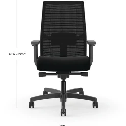 Sale Ignition 2.0 Mesh/Fabric Computer and Desk Chair, Black (I2M2AMLC10TK) Ergonomic Chairs
