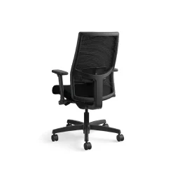 Discount Ignition 2.0 Mesh/Vinyl Mid-Back Task Chair, Adjustable Arms, Black (12M2AMLU10TK) Office Chairs