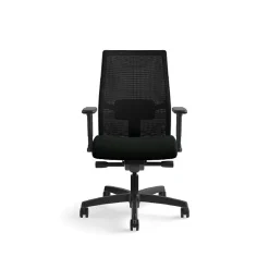 Discount Ignition 2.0 Mesh/Vinyl Mid-Back Task Chair, Adjustable Arms, Black (12M2AMLU10TK) Office Chairs
