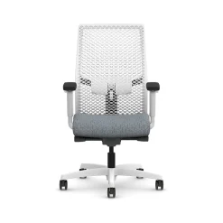 Ignition 2.0 ReActiv Fabric Swivel Task Chair, Basalt/Designer White (HIWMRAKD.Y2.A.H.DWR.APX25.DW.SB.DWX) Office Chairs