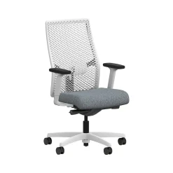 Ignition 2.0 ReActiv Fabric Swivel Task Chair, Basalt/Designer White (HIWMRAKD.Y2.A.H.DWR.APX25.DW.SB.DWX) Office Chairs