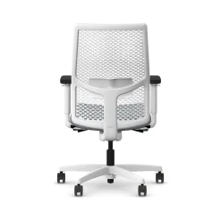Ignition 2.0 ReActiv Fabric Swivel Task Chair, Basalt/Designer White (HIWMRAKD.Y2.A.H.DWR.APX25.DW.SB.DWX) Office Chairs