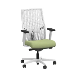 Best Ignition 2.0 ReActiv Fabric Swivel Task Chair, Fern/Designer White (HIWMRAKD.Y2.A.H.DWR.HAML04.DW.SB.DWX) Office Chairs