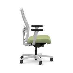 Best Ignition 2.0 ReActiv Fabric Swivel Task Chair, Fern/Designer White (HIWMRAKD.Y2.A.H.DWR.HAML04.DW.SB.DWX) Office Chairs