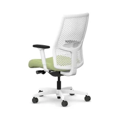 Best Ignition 2.0 ReActiv Fabric Swivel Task Chair, Fern/Designer White (HIWMRAKD.Y2.A.H.DWR.HAML04.DW.SB.DWX) Office Chairs