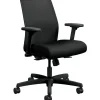 Outlet Ignition ilira-Stretch Mesh Back Task Chair, Synchro-Tilt Control With Seat Slider, 26"W x 26.5"D, 26"W x 40.5"H, Black Office Chairs