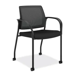 Discount Ignition Mesh/Fabric Multi-Purpose Stacking Chair, Black (IS107HIMCU10) Folding & Stacking
