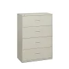 Outlet Lateral File, 4 Drawers, Molded Pull, Light Gray Finish, 36"W (BSX484LQ) File Cabinets