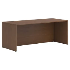 Sale Mod 72" Desk Shell, Sepia Walnut (HLPLDS7230.LSE1) Office Desks