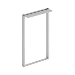 Sale Mod 23" Metal Support Leg, Silver (HLPLOS23.SLVR) Storage Cabinets