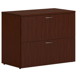 Outlet Mod 2-Drawer Lateral File Cabinet, Locking, Letter/Legal, Traditional Mahogany, 36" (LLF3620L2LT1) File Cabinets