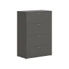 Sale Mod 4-Drawer Lateral File Cabinet, Locking, Letter/Legal, Slate Teak, 36" (HLPLLF3620L4.LSL1) File Cabinets