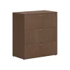 Mod 3-Drawer Lateral File Cabinet, Locking, Letter/Legal, Sepia Walnut, 36" (HLPLLF3620L3.LSE1) File Cabinets