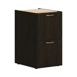 Hot Mod 3-Drawer Mobile Vertical File Cabinet, Letter/Legal Size, Lockable, 28"H x 15"W x 20"D, Java Oak (PLPSBBFLJ1) File Cabinets