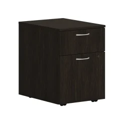 Sale Mod 2-Drawer Vertical File Cabinet, Mobile Pedestal, Letter/Legal, Java Oak, 20" (HLPLPMBF.LJA1) File Cabinets