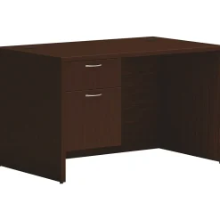 Sale Mod 48"W Computer Desk, Traditional Mahogany (HLPLDS48HBFTM1) Computer Desks