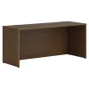 Outlet Mod 66"W Credenza Shell, Sepia Walnut (HLPLCS6624.LSE1) Corner Desks