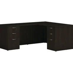 Best Mod 60"W L-Shaped Double-Pedestal Desk, (HLPL6072LDESK2BBFJA1) L-Desks