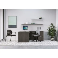Online Mod 60"W L-Shaped Workstation, (HLPL6072LDESK2BBFLS1) L-Desks