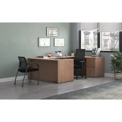 Best Mod 66"W x 96"D U-Shaped Computer Desk with 2 Support Pedestals, (HLPL6696UDESKSE1) Computer Desks