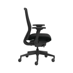 Nucleus Ergonomic Fabric/Mesh Swivel Task Chair, Black (HNR1KD.Y2.STC.A.H.IM.CU10.BL.SB.T) Office Chairs